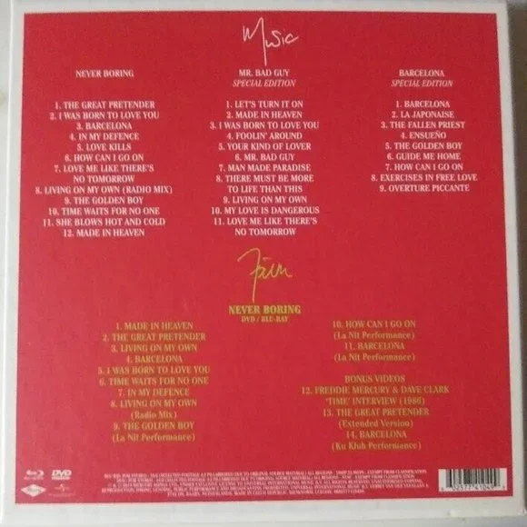 FREDDIE MERCURY NEVER BORING 限定生産 BOX Freddie Mercury - Never Boring (Box Set, Japan, 2019) For